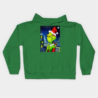 Grinchy Christmas Kids Hoodie